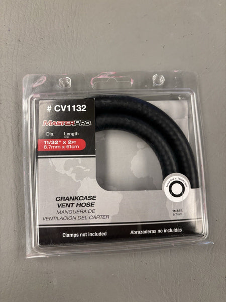 NEW Masterpro CRANKCASE VENT HOSE CV1132 11/32" x 2FT 8.7mm x 61cm