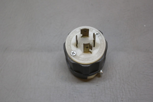 LEVITON 3-POLE 4-WIRE GROUNDING LOCKING PLUG 20A-450V 2431 L16-20P