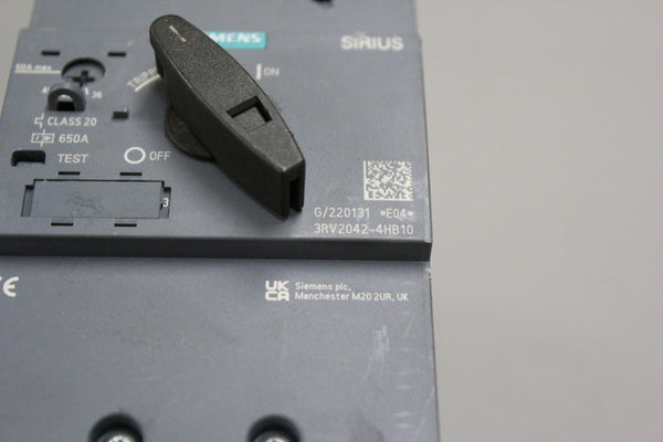 SIEMENS 3RV2042-4HB10 CIRCUIT BREAKER