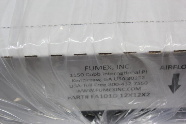 NEW FUMEX FILTER FA101D 12x12x12