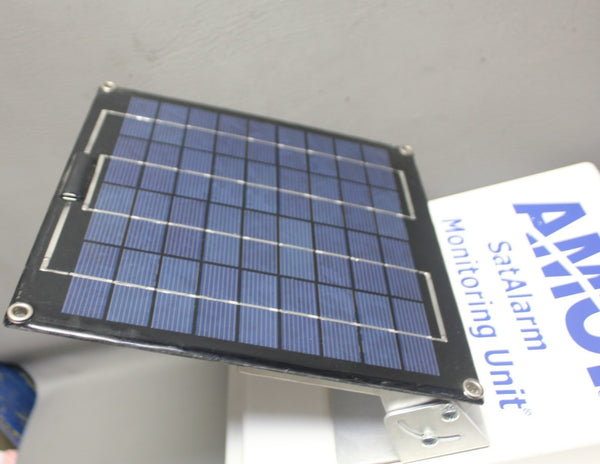AMCI SMU SATELLITE MONITORING UNIT SATALARM W/SKYWAVE MODEM & SUNWIZE SOLAR PANE