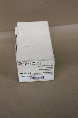 LOT OF 8 NEW ALLEN BRADLEY TERMINAL BLOCKS 1492-WFB10HD