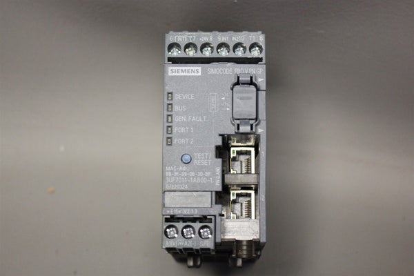 SIEMENS SIMOCODE PRO V PN GP ETHERNET/PROFINET MODULE 3UF7011-1AB00-1