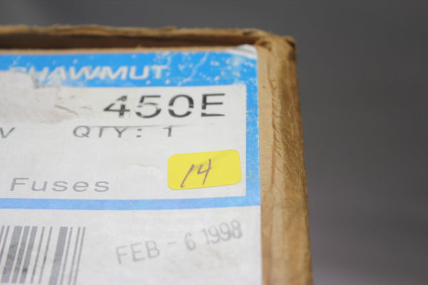 NEW GOULD SHAWMUT POWER FUSE 450E AMPERES A055B2DAR0-450E