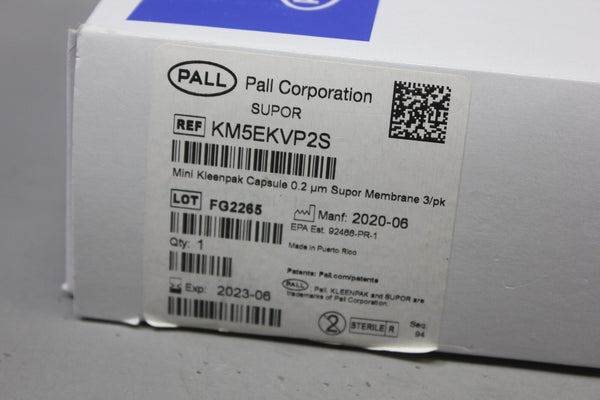 PALL MINI KLEENPAK CAPSULE 0.2 UM KM5EKVP2S 1 FILTER & 8 KM2EKVS FILTERS
