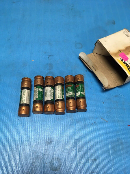 Lot of 6 Buss Fuse FRN-R-40 Fusetron Class RK5 Fuses