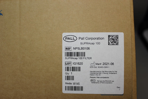 NEW PALL KLEENPAK NOVA CAPSULE SUPRACAP 100 FILTER NP5LB0106