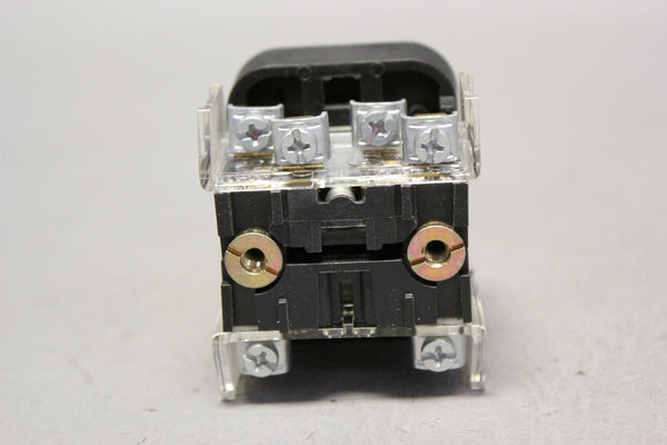 UNUSED ALLEN-BRADLEY ILLUMINATED WHITE PUSH BUTTON WITH GUARD 800Y-QAH24G