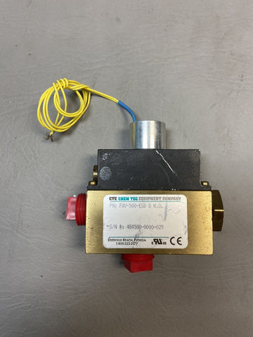 CTE CHEM TEC FAV-500-ESB ADJUSTABLE BRASS MONITOR FLOW SWITCH 
