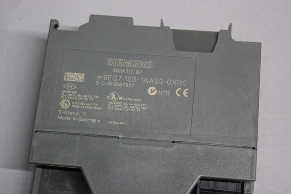 SIEMENS SIMATIC S7 ET 200M PLC MODULE  6ES7 153-1AA03-0XB0