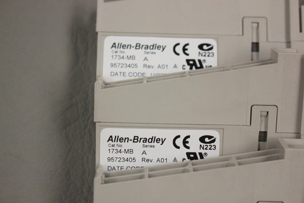 LOT OF 3 ALLEN BRADLEY 1734-MB SER A TERMINAL MOUNTING BASES