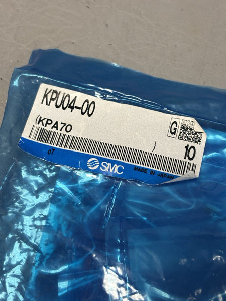 6-SMC KPU04-00 Push-to-Connect Tube Fitting Union 4mm
