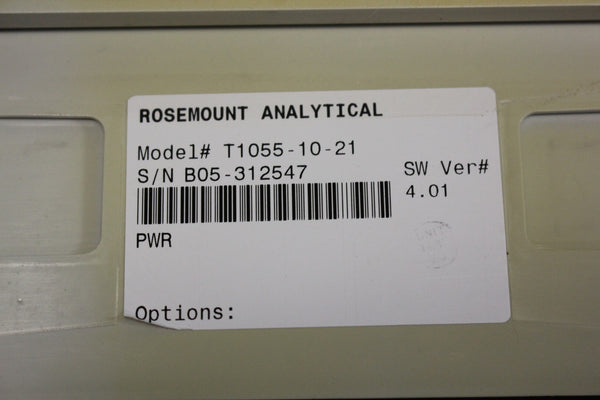 ROSEMOUNT SOLUCOMP II TURBIDIMETER T1055-10-21