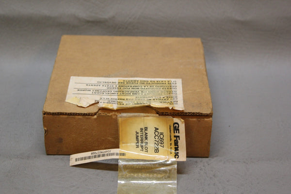 5- GE FANUC SLOT JUMPER IC697ACC722