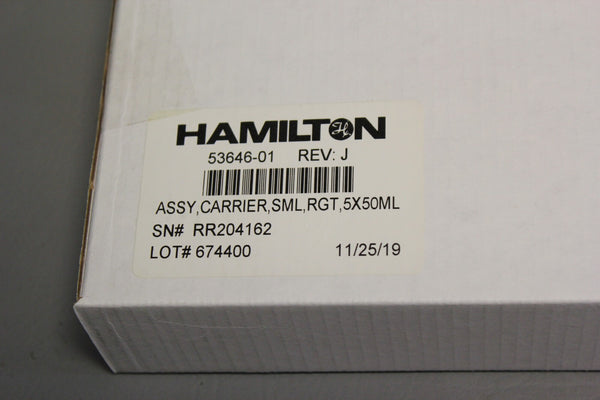 NEW HAMILTON REAGENT RESERVOIR CARRIER 53646-01