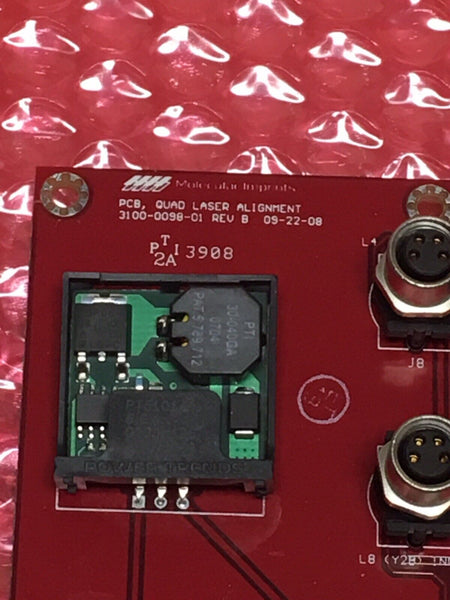 Molecular Imprints 3100-0098-01 rev B pcb quad laser alignment board