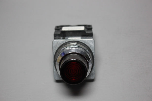 SIEMENS PILOT BUTTON RED LED INDICATOR 52PL4HX W/52AATH2B