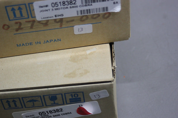 NEW YASKAWA AC SERVO MOTOR W/STEARNS BRAKE SGMAH-02A1A-HL11 FOR ADEPT ROBOT