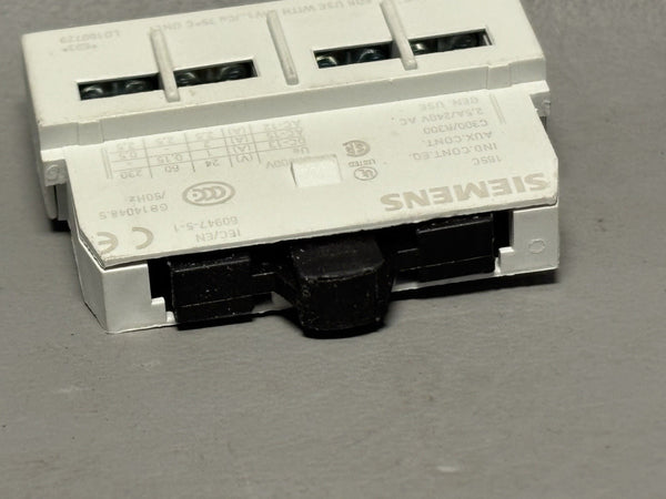SIEMENS 3RV1901-1F Breaker Auxiliary Contact