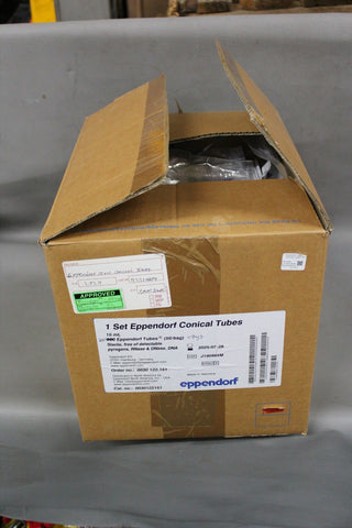 NEW BOX OF 250 15mL EPPENDORF TUBES 0030122151