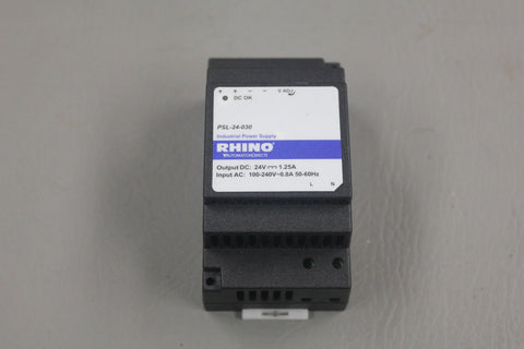 RHINO AUTOMATION DIRECT  INDUSTRIAL POWER SUPPLY PSL-24-030