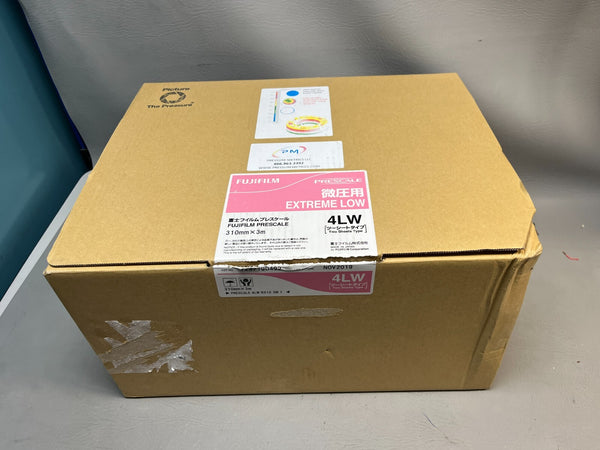 NEW OPEN BOX FUJIFILM PRESCALE EXTREME LOW PRESSURE INDICATING FILM 4LW