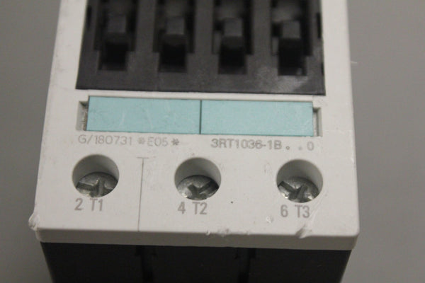 SIEMENS 3RT1036-1BB40 POWER CONTACTOR