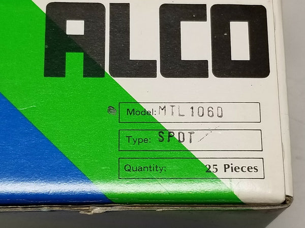 New Alco Alcoswitch Locking Lever Toggle Switch SPDT MTL106D