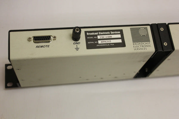 Broadcast Electronic Services TBC/R Time Base Corrector Remote TBC/R200 2 Units