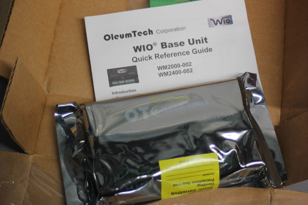 NEW OLEUMTECH WIRELESS GATEWAY BASE UNIT   WM2000-002