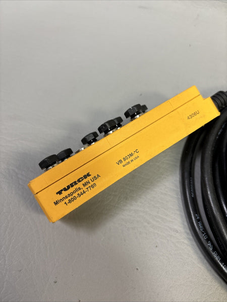 Turck VB 803M-4C Multibox 8-Port Junction Box U-07377