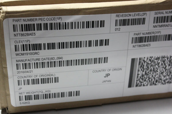 Ciena 44CH Mux-Demux 50GHZ C-Band Module NTT862BAE5 W0M1910GRC