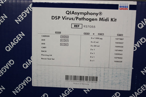 NEW QIAGEN QIAsymphony DSP VIRUS/PATHOGEN MIDI KIT 937055 EXP 2024-08-03