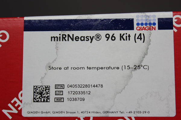 NEW QIAGEN miRNEASY 96 KIT (4) 1038709 FACTORY SEALED