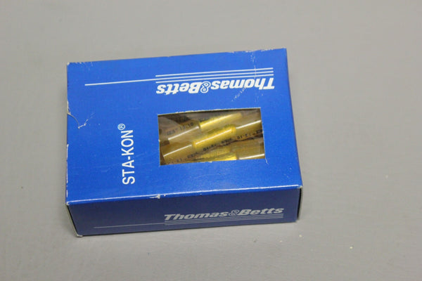 NEW BOX OF 25 T&B STA-KON HEAT SHRINKABLE INSULATED BUTT SPLICE 2RCS10X