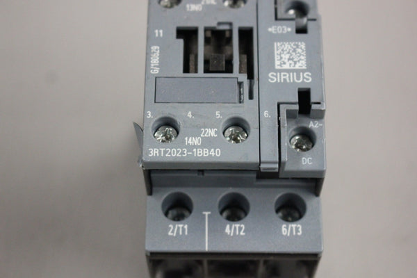 SIEMENS SIRIUS CONTACTOR 3RT2023-1BB40