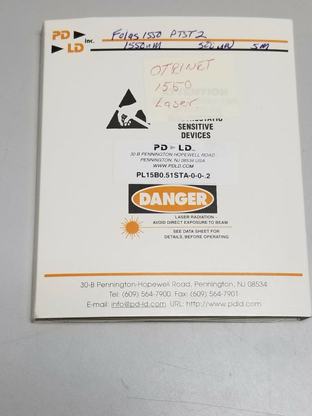 New PD-LD 1550nm Pigtail Laser Diode PL15B0.51STA-0-0-.2