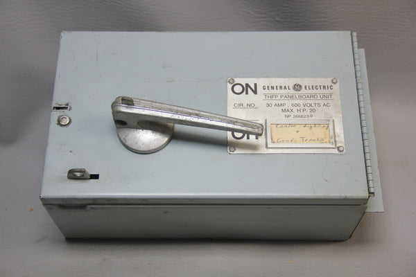 GE THFP PANELBOARD UNIT 30A 600V 20HP