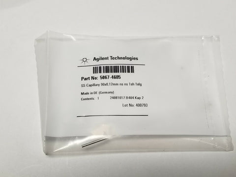 New Agilent SS Capillary 90x0.12mm ns ns 1sh 1xlg