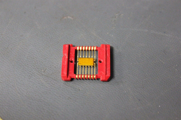 VINTAGE 69 NOS RARE TEXAS INSTRUMENTS GOLD FLAT PACK IC PROCESSOR CHIP SN5400F05