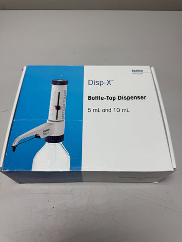 NEW RAININ Disp-X Bottle Top Dispenser 1-10mL 30373528