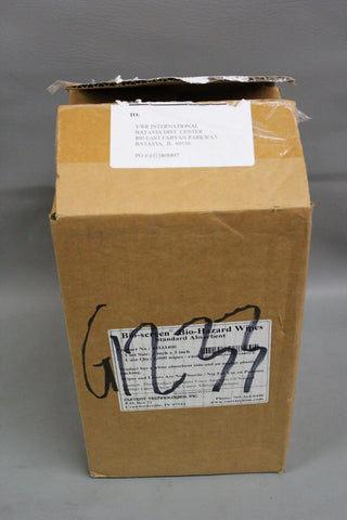 NEW CASE OF 2,000 CURRENT BIO-SCREEN BIO-HAZARD WIPES BH33400 3"x3"