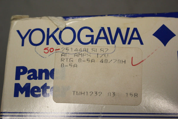 UNUSED YOKOGAWA PANEL METER 251440L