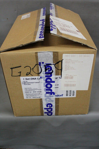 NEW CASE OF 125 EPPENDORF 50mL PCR CLEAN CONICAL TUBES 25/BAG 0030122232