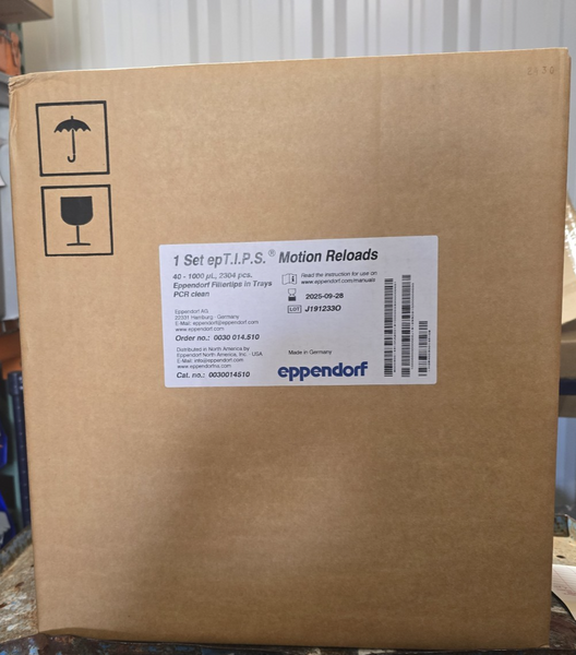 NEW EPPENDORF epTIPS MOTION RELOADS PIPETTE TIPS 0030014510 2304 PCS  1000uL