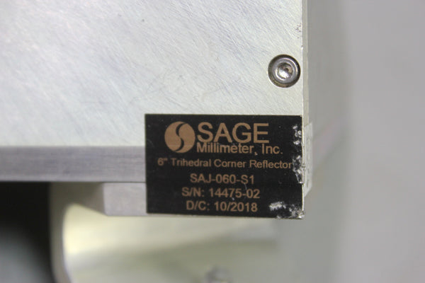 SAGE MILLIMETER 6" TRIHEDRAL CORNER REFLECTOR SAJ-060-S1