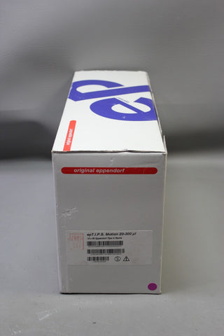 NEW BOX 960 EPPENDORF 300uL PIPETTE TIPS MOTION RACKS 960050045