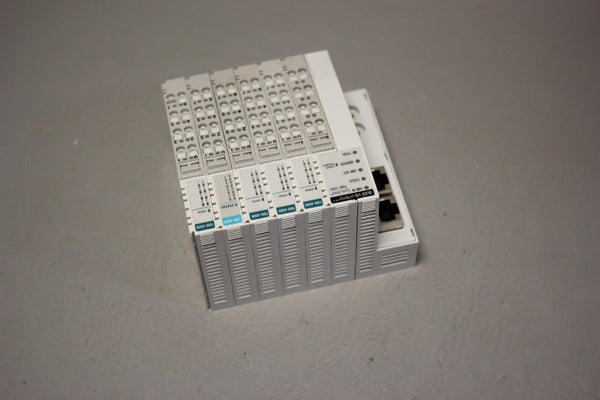 DANAHER SYQNET I/O RACK WITH 6 MODULES (1) TSIO-1001 (4) TSIO-4005 (1)TSIO-4006