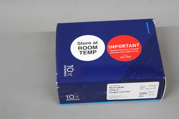 NEW 10X GENOMICS NEXT CHROMIUM GEM CHIP G SINGLE CELL KIT 1000127
