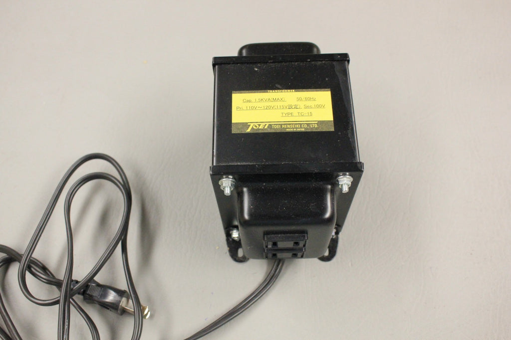 TOEHI HENSEIKI CO TC-15 TRANSFORMER 50/60 HZ 100 V